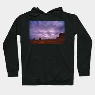 Monument Valley and Clouds4 Hoodie